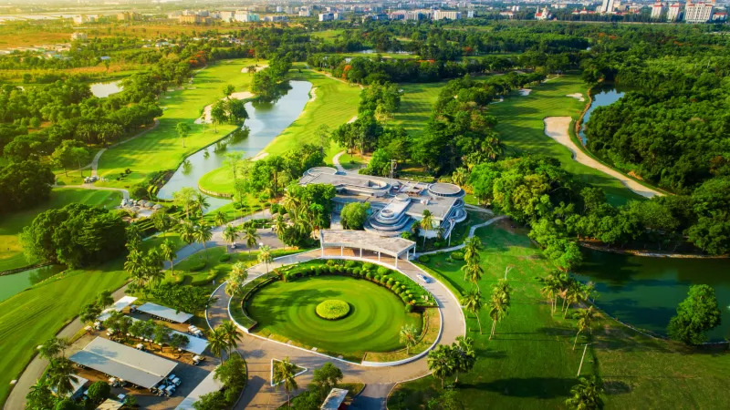 Subhapruek Golf Club Bangkok - Jardin tropical